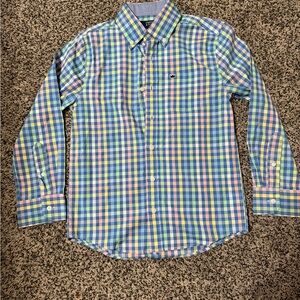Crown & Ivy Boys Cotton Button down Shirt Size Small